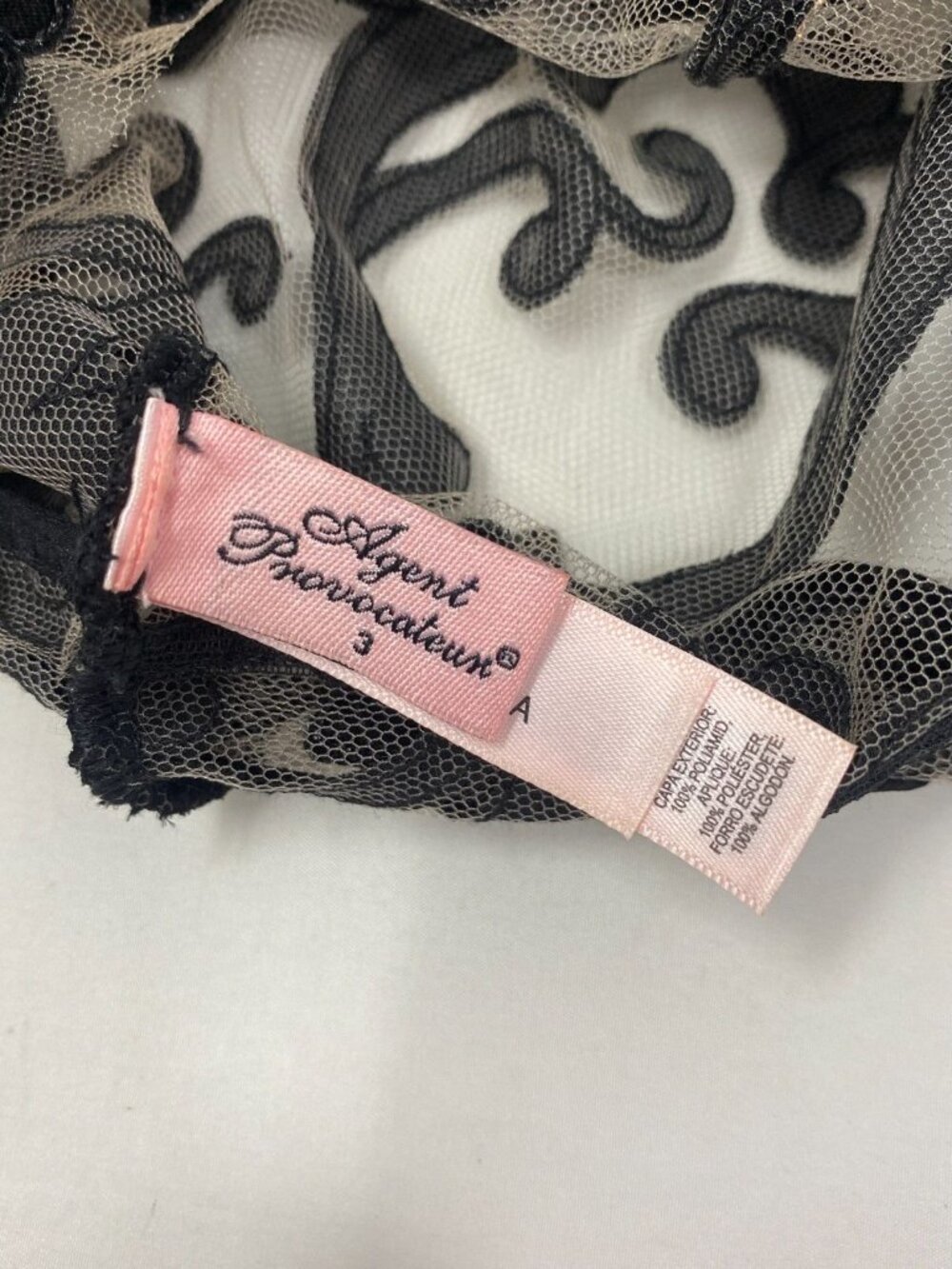 Agent Provocateur Haylie Black Bodysuit AP3 Medium - Picture 10 of 11